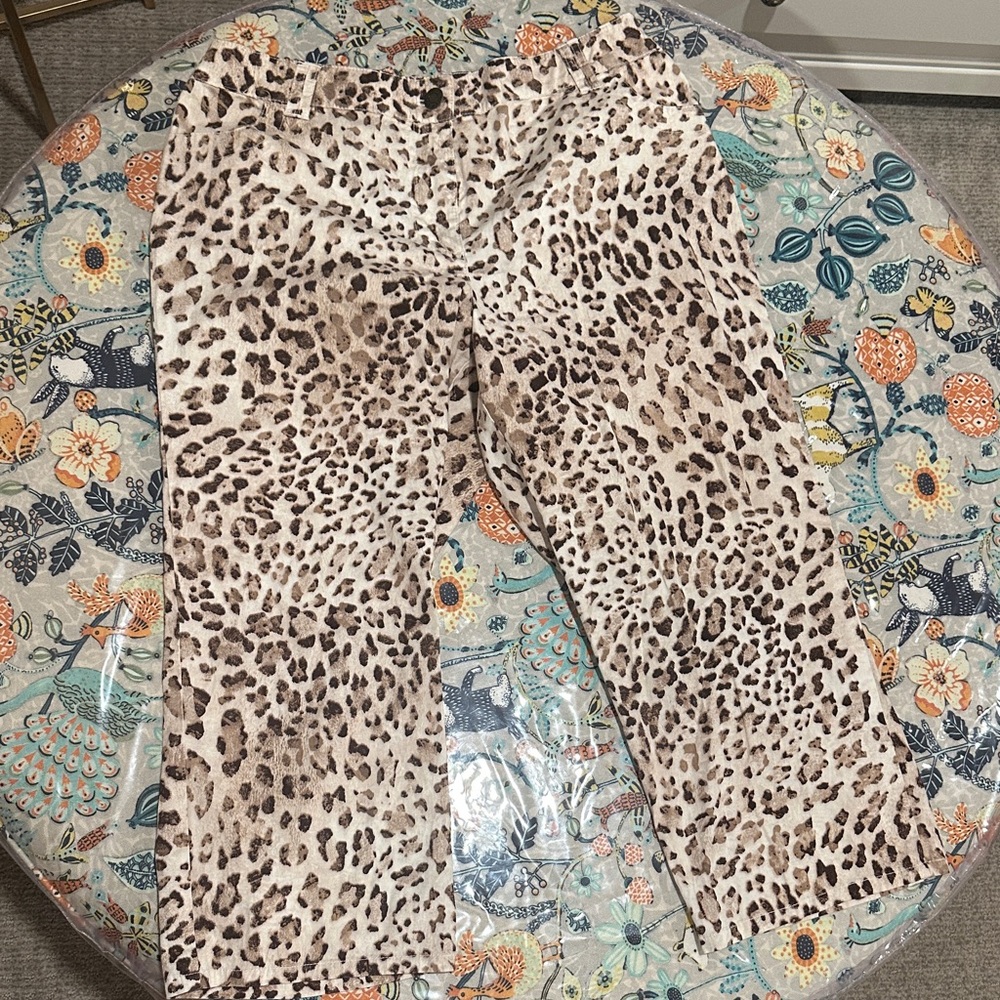 Chico's Animal Print Trousers